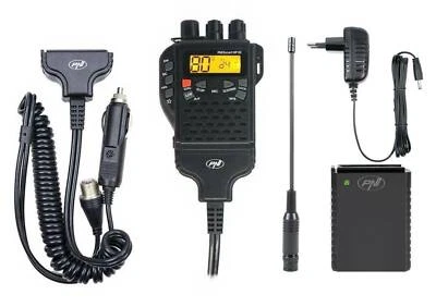 PNI Escort HP62 + AK-HP62 CB Radio 4 Watt AM/FM, D4 80 channel UK40 EU40