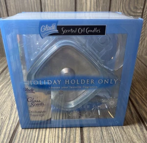 Glade Holiday Glass Candle Holder Scented Oil Holder Only Limited Edition New! - Picture 1 of 7