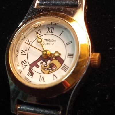 Reloj TASMANIAN DEVIL de ARMITRON Batería Nueva - Funciona Banda Elástica de Acero Inoxidable Foto 1 de 4