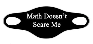 Mathe macht mir keine Angst lustig Atmen Schutzmasken - Bild 1 von 1