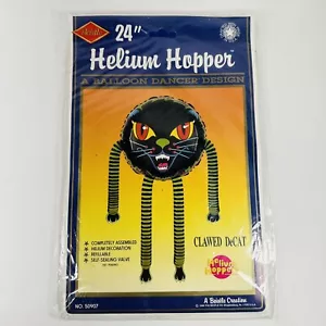 Beistle 24 pulgadas Helio Tolva Garra DeCat Halloween Helio Globo Danza Gato Negro - Imagen 1 de 12