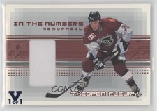 2000 ITG Be A Player Memorabilia In the Numbers Vault Sapphire /1 Theoren Fleury