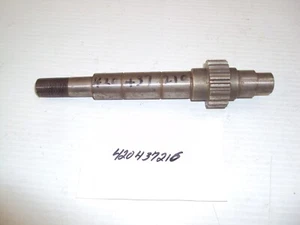 Used OEM Ski-doo Nordic 640E gearbox drive shaft, 1974 Nordic, 420437216 - Picture 1 of 1