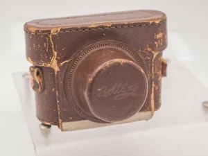 Raro - Estuche de cuero original para cámara subminiatura Boltax - áspero - Imagen 1 de 5