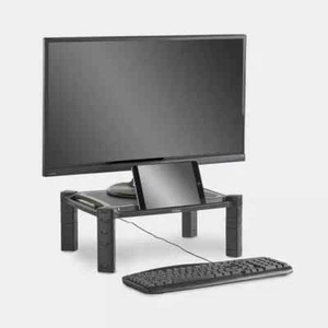 VonHaus Smart Stand with Stackable Height Adjustment, Anti-Skid Feet, Black - Picture 1 of 7