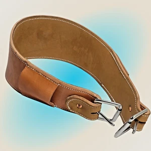 Arnés de cuero Ropers 5" ancho contorneado trasero cincha aceite medio nuevo - Imagen 1 de 14