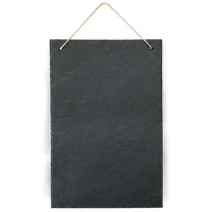Pizarra pizarra pizarra pizarra colgar etiquetas vintage decoración 30 x 20 cm - Imagen 1 de 10