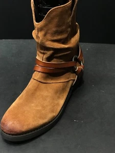 Neu Corso Como Seaton hellbraun Wildleder Western KNÖCHEL Damenstiefel Größe US 7 M - Bild 1 von 7