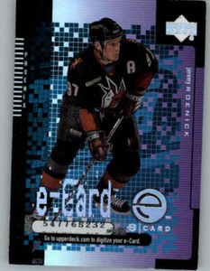 2000-01 Upper Deck e-Cards #EC12 Jeremy Roenick (ref 148319)