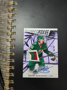 2021-22 SP Game Used Adam Beckman Authentic Rookies Patch Auto /49 - Picture 1 of 2
