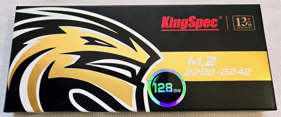 KingSpec M.2 SATA SSD 2280/2242 SATA3 MLC/TLC NAND Flash NGFF Solid State Drive - Image 1 of 3