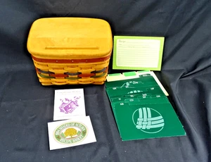 Longsberger 1994 Shades of Autumn Rezeptkartenbox #17400 mit Kunststoffschutz - Bild 1 von 10