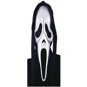 Fun World Adult Scream Mask Standard One Size - Picture 1 of 6