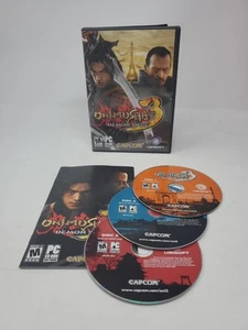 PC Onimusha 3 Demon Siege completo con juego de 3 discos manual en caja original - Imagen 1 de 21
