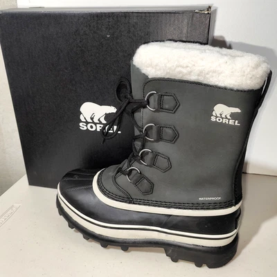 NEW Sorel Womens Caribou Waterproof Insulated Snow Boot US Size 10 Comfort NIB Foto 1 de 4