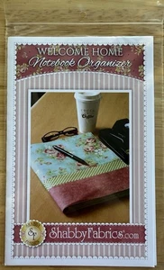 Shabby Fabrics Floral Welcome Home Notebook Organizer Cover Pattern - Picture 1 of 3