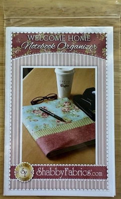 Shabby Fabrics Floral Welcome Home Notebook Organizer Cover Pattern - Image 1 of 3