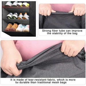 Closet Accessory Door Storage Hanging Shoe Rack Portable And Collapsible - Picture 1 of 6