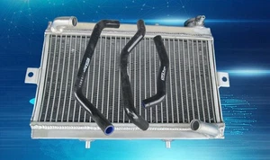 For HONDA TRX250 TRX250R TRX 250R 1986 1987 86 87 Aluminum Radiator+black hose - Picture 1 of 9