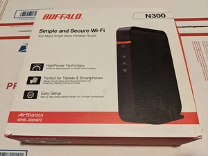 Buffalo - AirStation HighPower N300 300Mbps Wireless Router (WHR-300HP2) - Picture 1 of 1