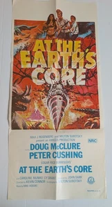 AT THE EARTH’S CORE Daybill Australian Movie Poster, FREE TRACKED AUST POSTAGE - Picture 1 of 12