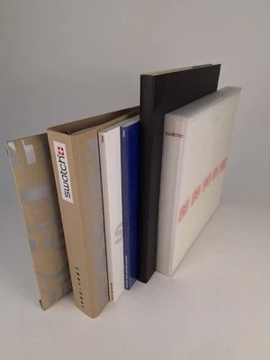 6 x Catálogos de libros de relojes suizos Swatch vintage Foto 1 de 4