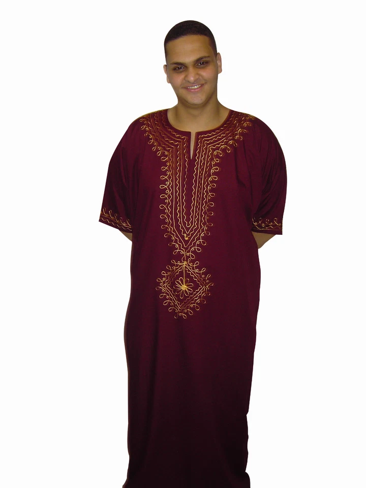 wunderschöner eleganter Moderner Herren Kaftan aus1001 Nacht in bordeux KAM00538