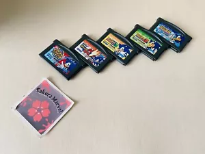 Nintendo Gameboy Advance Sonic Advance 1 2 3 Battle Japanese Game Tested Used JP - Picture 1 of 72