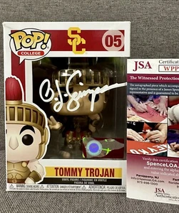 OJ Simpson signed JSA COA Tommy Trojan Funko 68 Heisman Winner - Picture 1 of 9