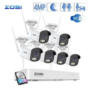 ZOSI 8CH Wireless 4MP 2.5K Security Outdoor Camera System with AI Detection 2TB - Picture 1 of 7