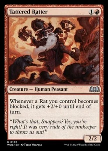 Tattered Ratter Light Play, English Magic the Gathering MTG Wilds if Eldraine - Picture 1 of 1