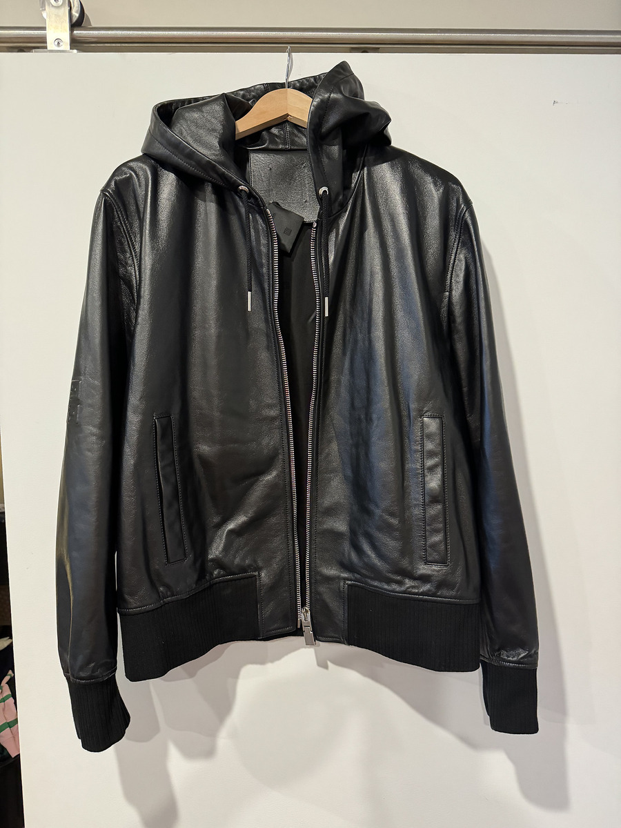 Givenchy Black Leather Outer Shell Coats, Jackets & Vests Givenchy Black Leather Outer Shell Coats, Jackets & Vests