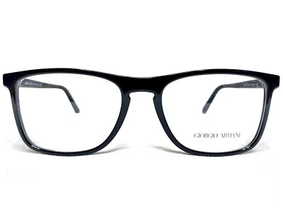NOVO Giorgio Armani AR7119 5017 Masculino Preto Quadrado Moderno Armação de Óculos 52/18 - Imagem 1 de 4