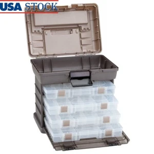Fishing Guide Series Tackle Box W/ 4 Stowaway Utility Boxes Top Access Storage - Picture 1 of 5