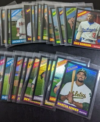 Topps Heritage 2015 cromo refractor negro #/66 - ¡Tú eliges ⚾️difícil de encontrar! Foto 1 de 4