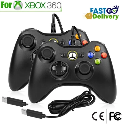 Wired Controller USB For PC Compatible With Xbox 360 / Windows 7 8 10 11 Gamepad - Image 1 of 4