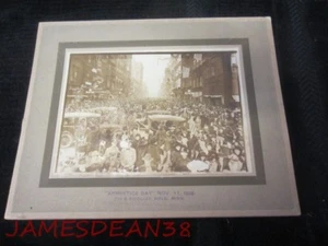 11/11 1918 ARMISTICE DAY PHOTO MINNEAPOLIS MN MINNESOTA 7TH & NICOLLET - Picture 1 of 4