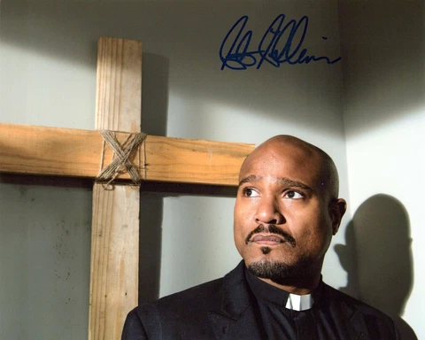 SETH GILLIAM   signed Autograph 20x25 cm "The Walking Dead" In Person Cover
