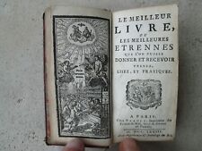 LE MEILLEUR LIVRE ou les meilleurs étrennes, 1768. Plein maroquin rouge.