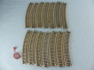 Lot de 20 rails courbes Ho réf 5100 1/1 MÄRKLIN MARKLIN très bon état , LOT G - Picture 1 of 4