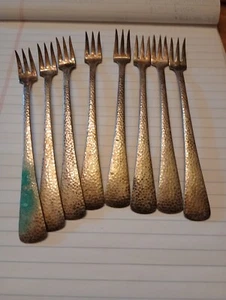 Vintage Olivengabeln 8er Set - Bild 1 von 4