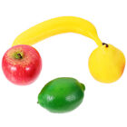 4 pièces jouet de décoration faux fruits simulé fruits fruits jouets fruits artificiels