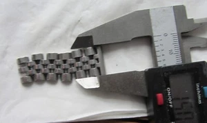 2 x Tag Heuer 15mm gerade Enden Glieder Jubiläum satiniert inkl. 13mm Glieder - Bild 1 von 5