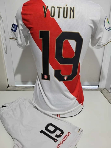 Kit Peru Match Worn Shirt 2019 + Shorts - Copa America Brazil 2019 Cover