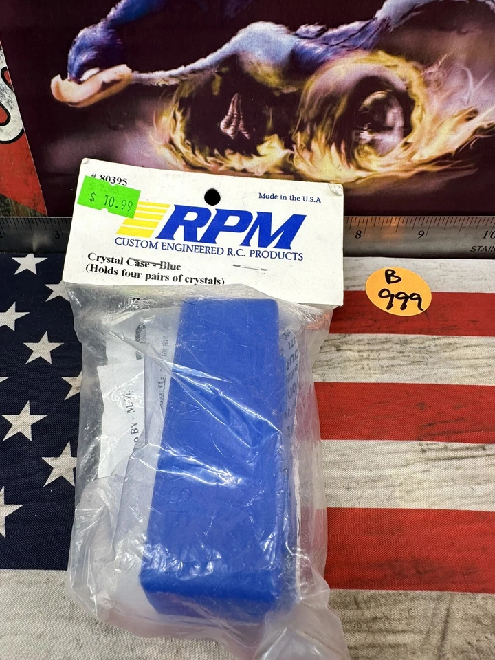 Estuche de cristal RPM RPM80395: AZUL / tiene capacidad para cuatro pares de cristales NUEVO Foto 1 de 4