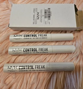 3pk NYX Control Freak Eyebrow Eye Brow Makeup setter Gel CLEAR HL - Picture 1 of 2