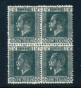 NEW ZEALAND 1915 DEFINITIVE SG436a (1½d) BLOCK OF 4 MNH - Picture 1 of 1