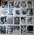 MISFITS 20 flyer set, repro 8.5x11,  SAMHAIN, DANZIG, Punk Flyers, Horror  Punk