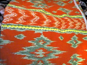 Polsterfolie Drapierung Stoff Ikat Colonial Williamsburg Peyton usbekisch 4,5 Yards - Bild 1 von 1