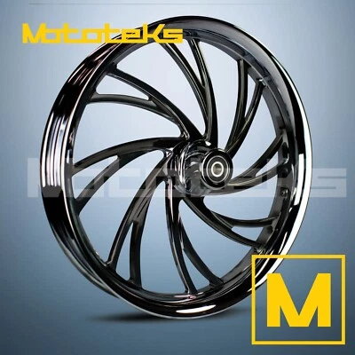 21x3.25 NEO MAG 轮子黑色适用于哈雷旅游包前 — 第 1/4 张图片